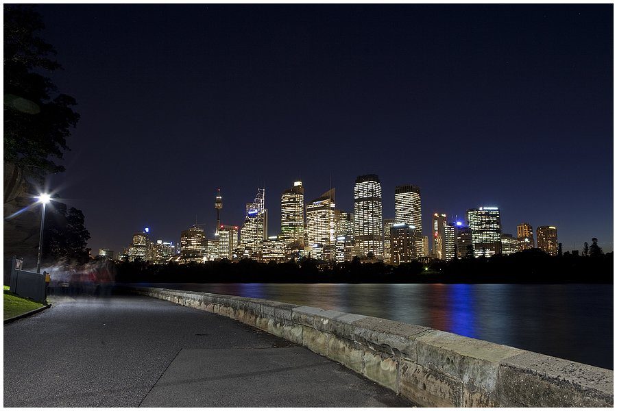 sydney night skyline