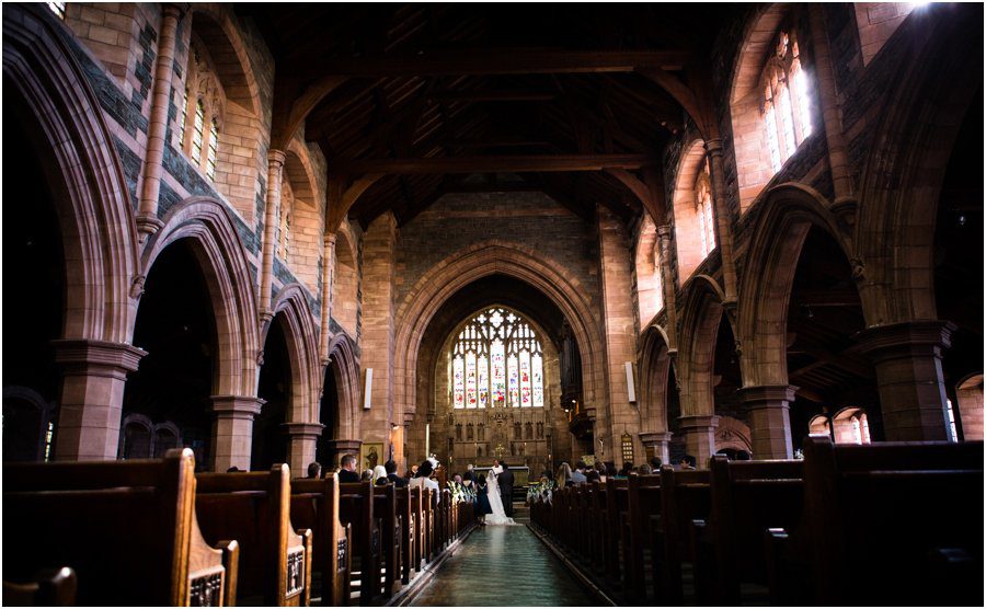 wedding St Johns church Barmouth