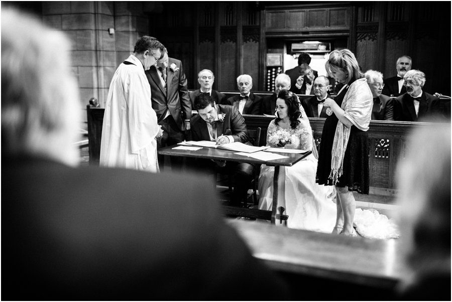 wedding St Johns church Barmouth