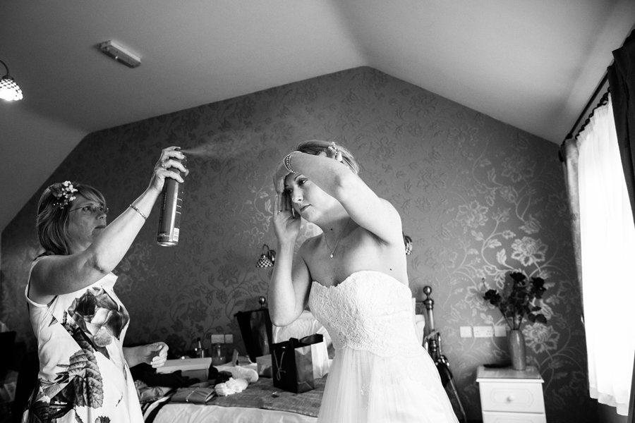 wedding hairspray