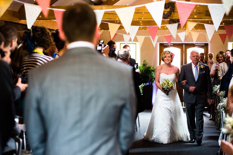 wedding ceremony heaton house farm