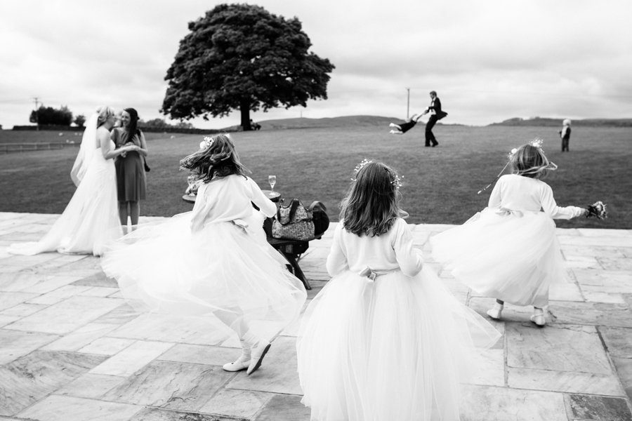 outside wedding heaton house farm