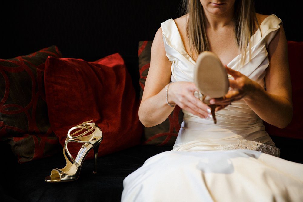 bride shoes wedding