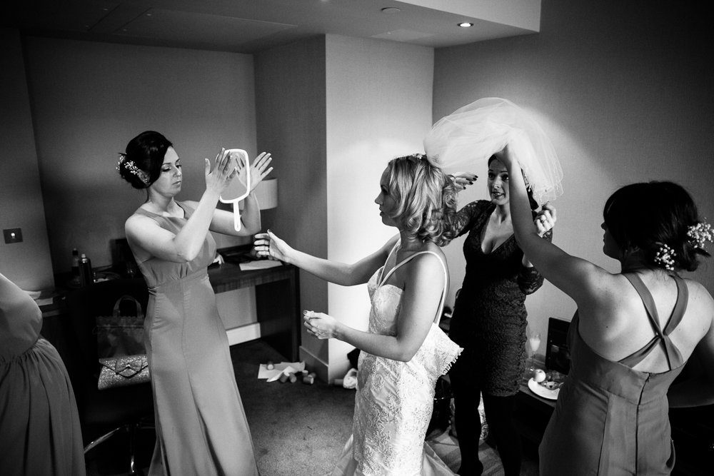 bride getting ready