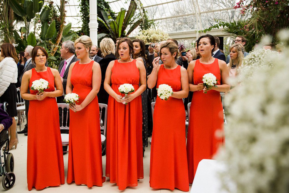 crying bridesmaids