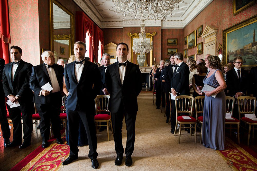 wedding ceremony capesthorne hall 