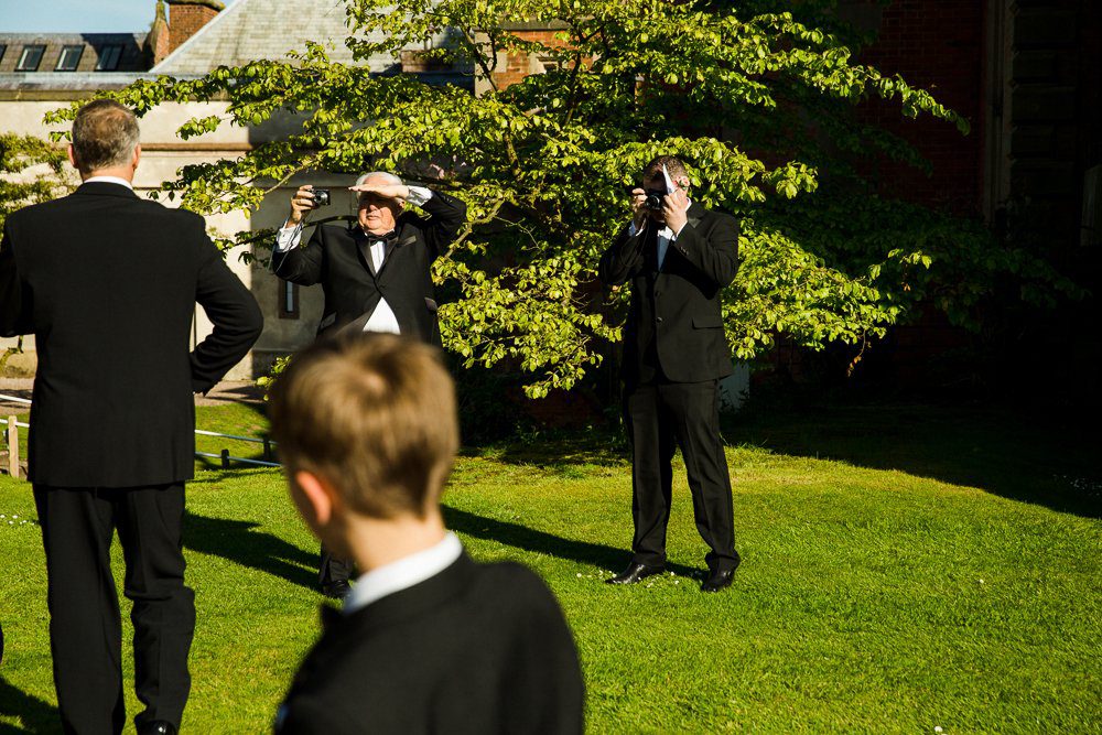 capesthorne hall wedding outside
