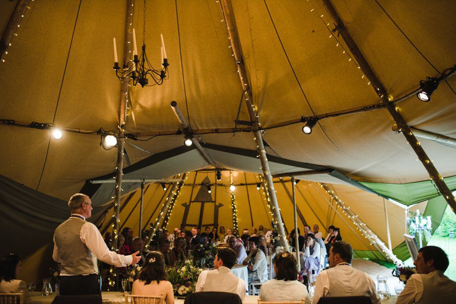 Tipi trafford hall wedding