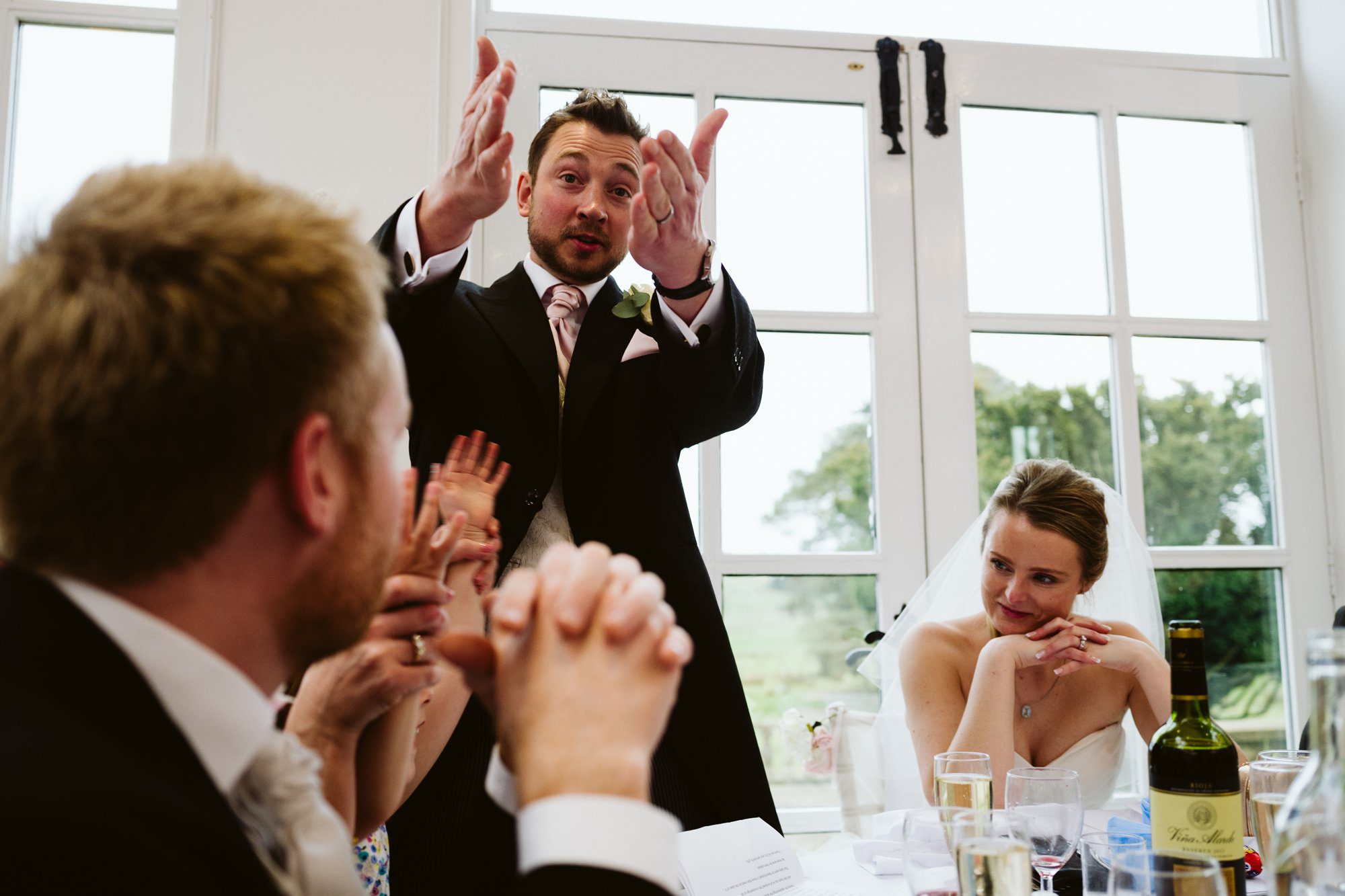 wedding speeches woodhill hall
