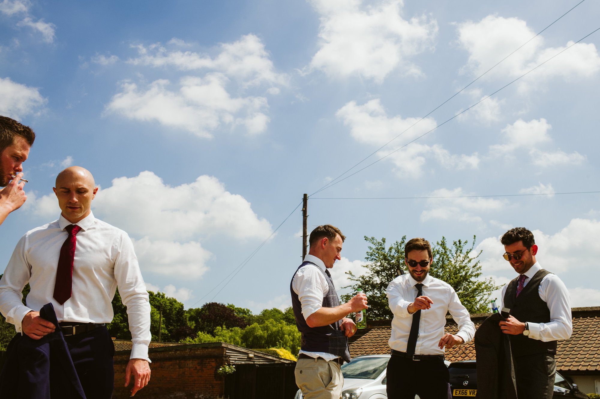 wedding preperation gaynes park