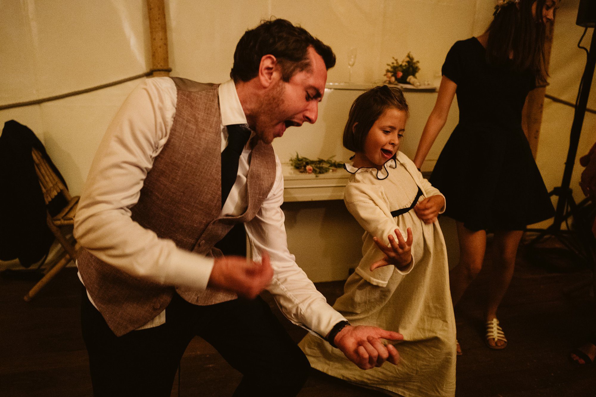 dancing french wedding