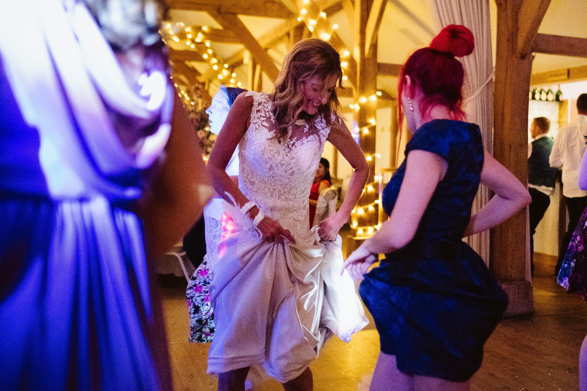 bride dancing wedding