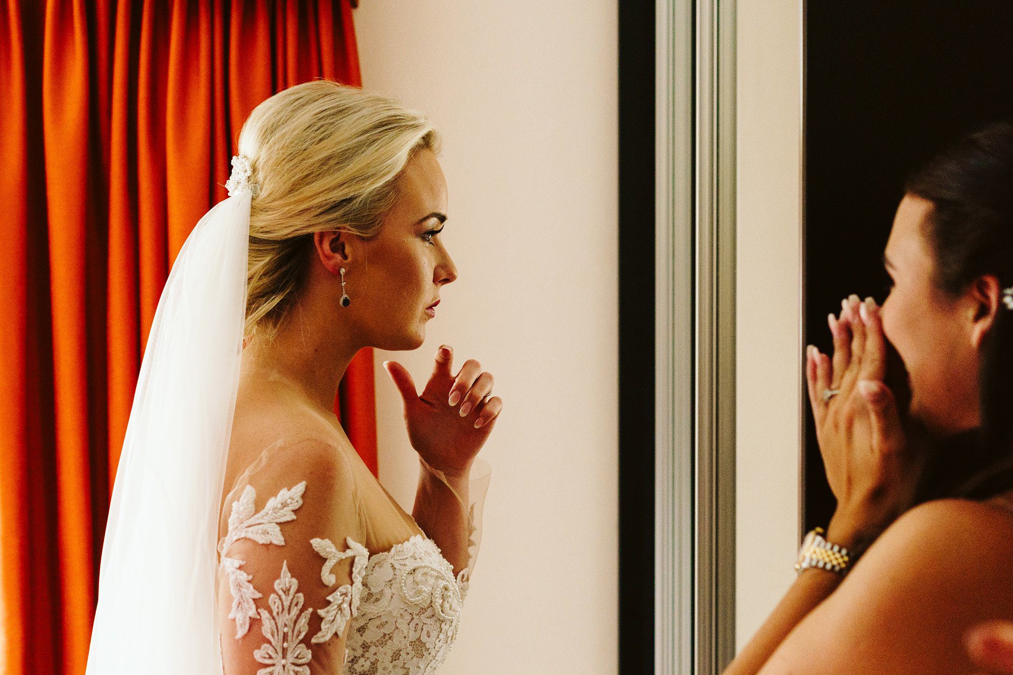 bride getting ready