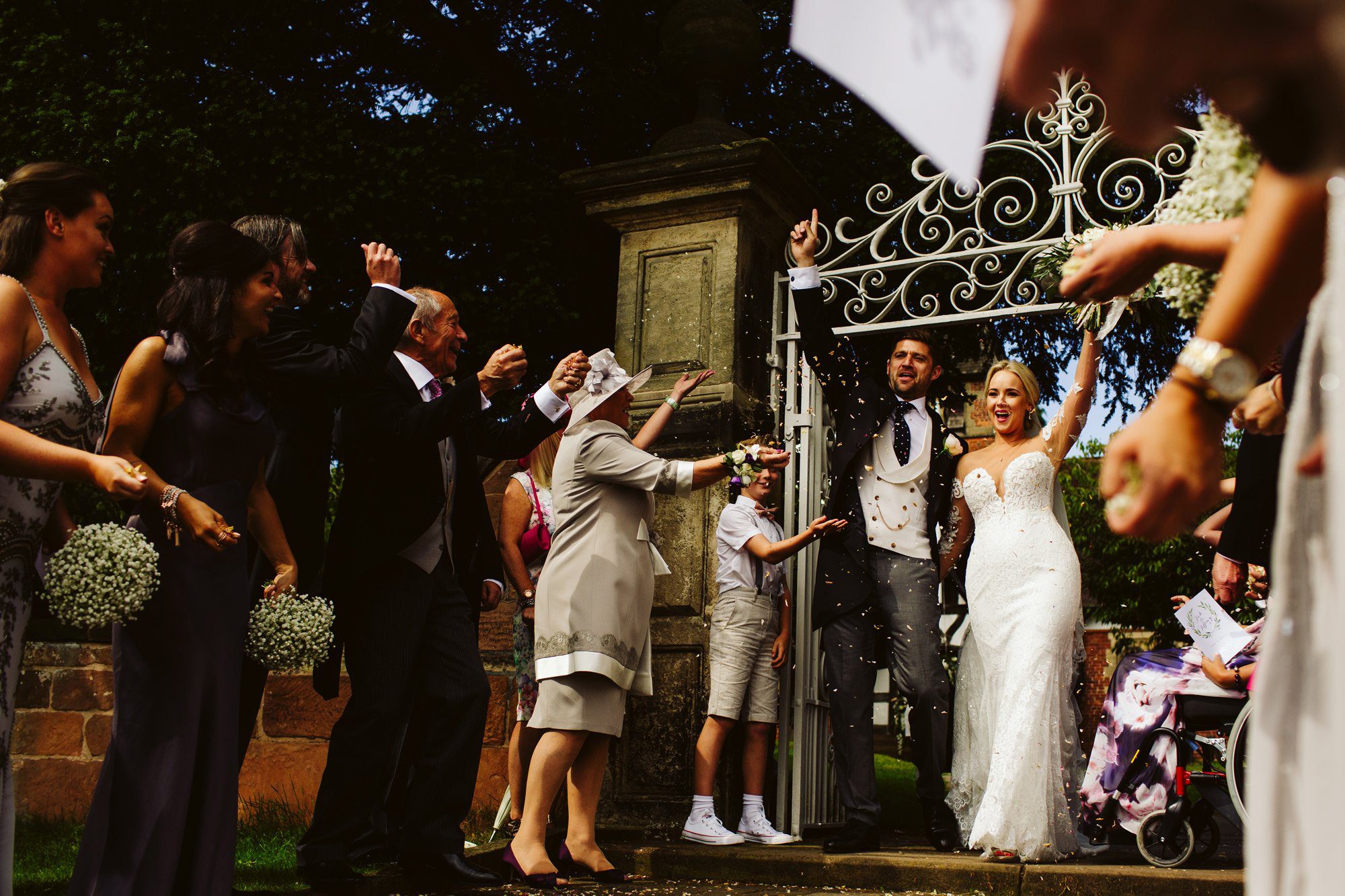 home marquee wedding