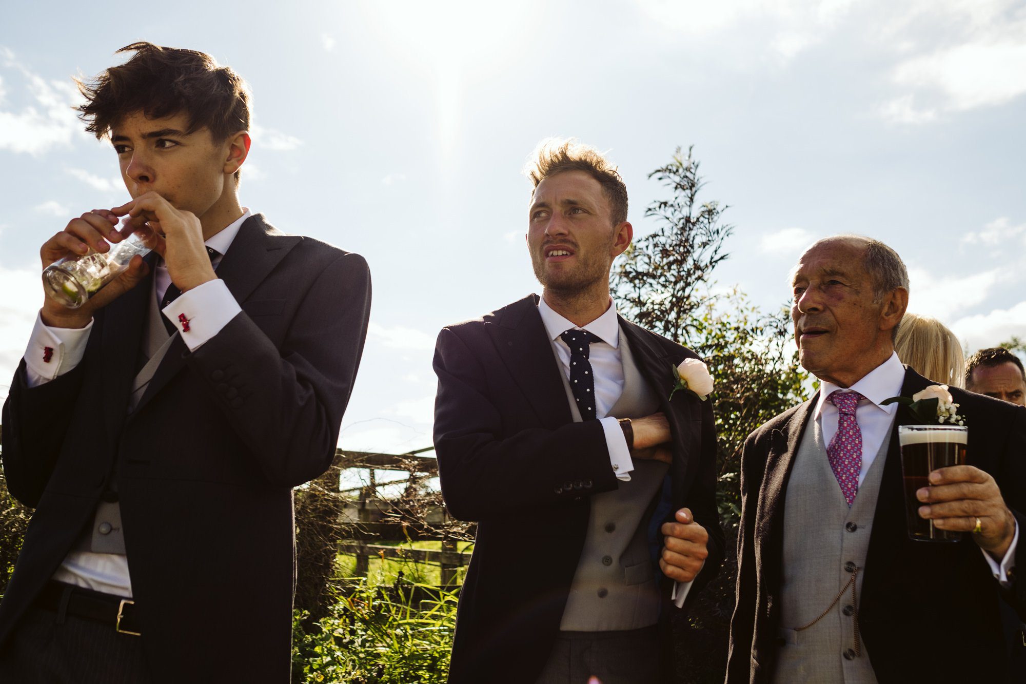 unstaged wedding photography