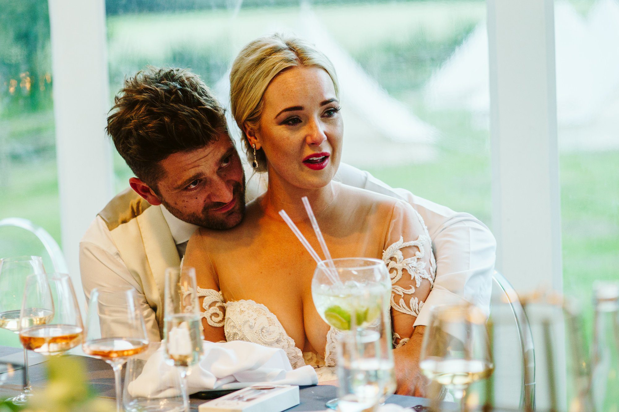 home marquee wedding photography