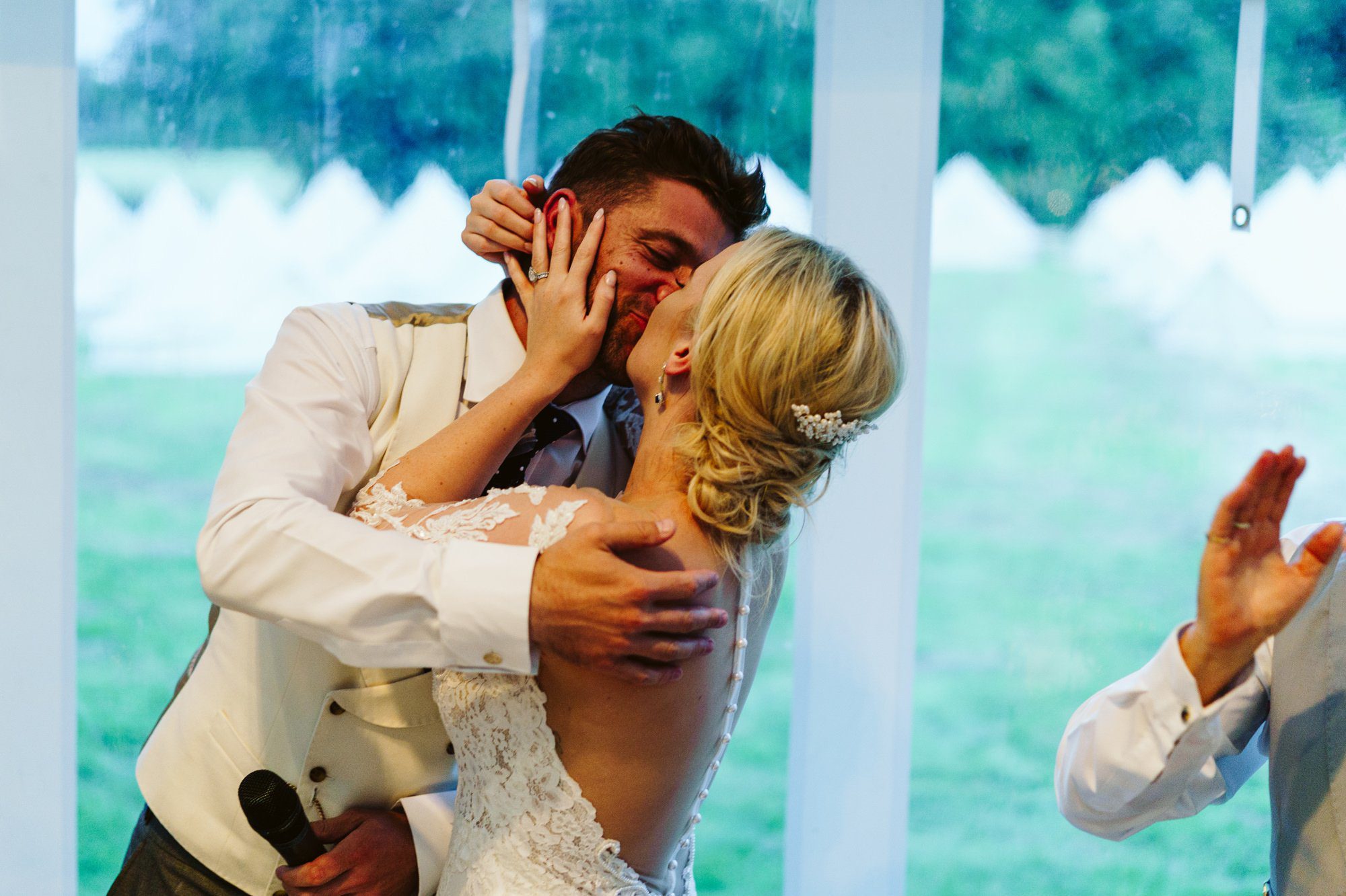 home marquee wedding photography