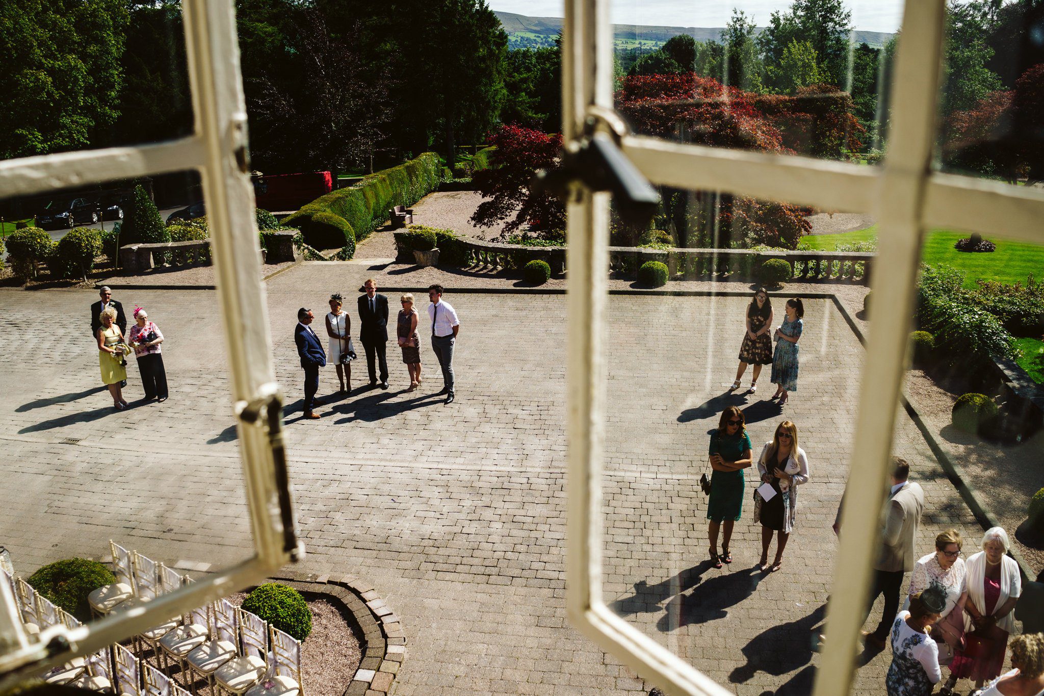outdoor wedding eaves hall