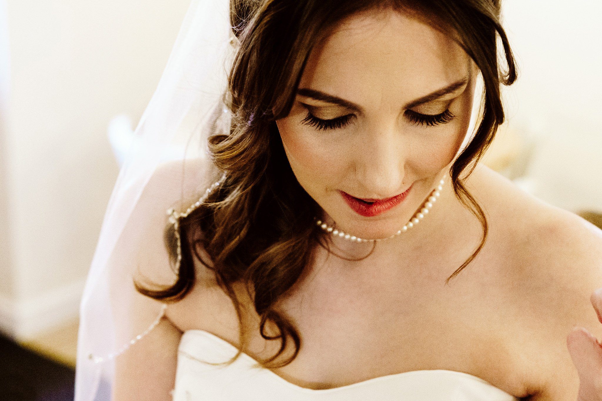 getting ready for wedding