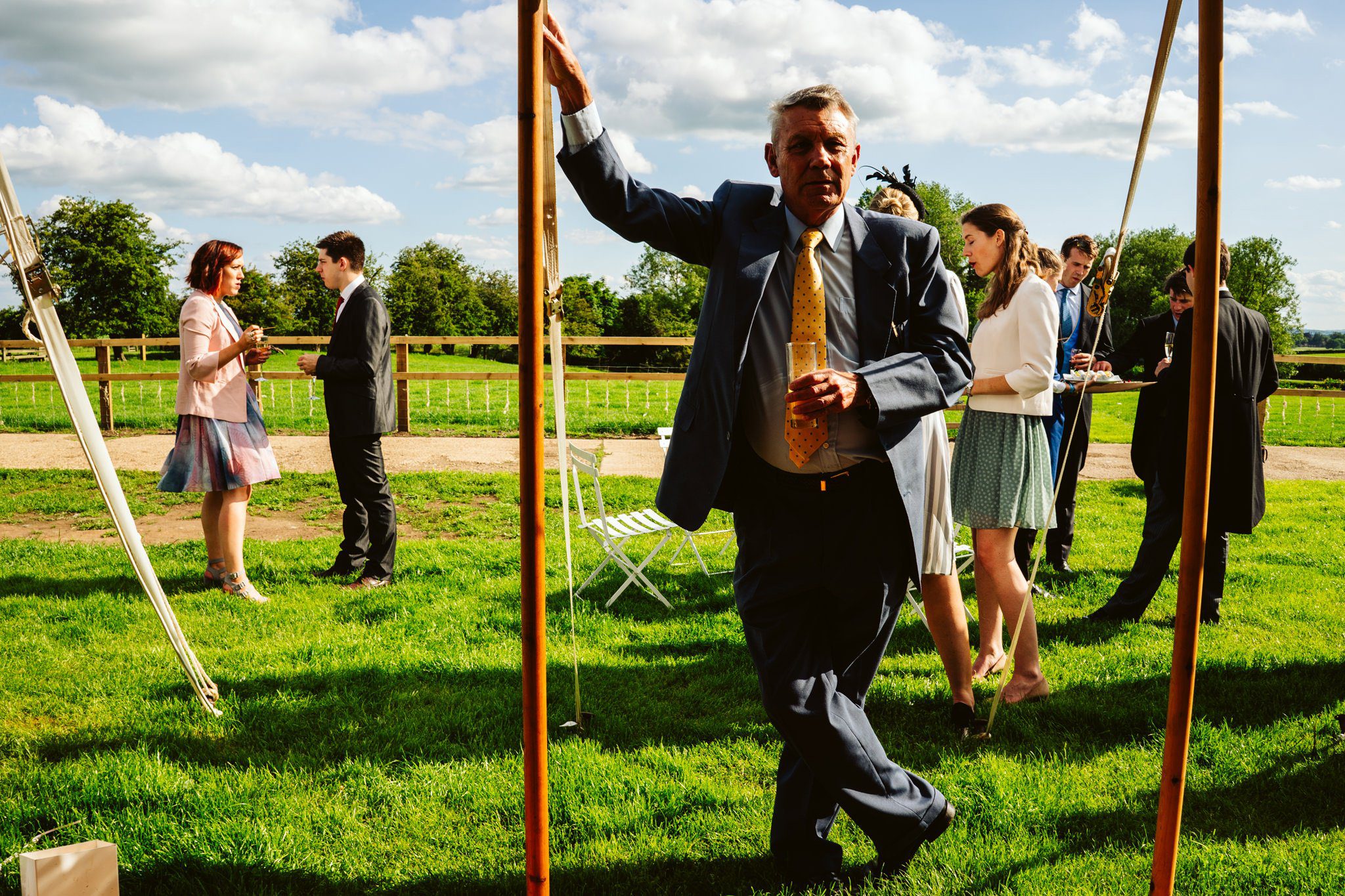 home marquee wedding photos