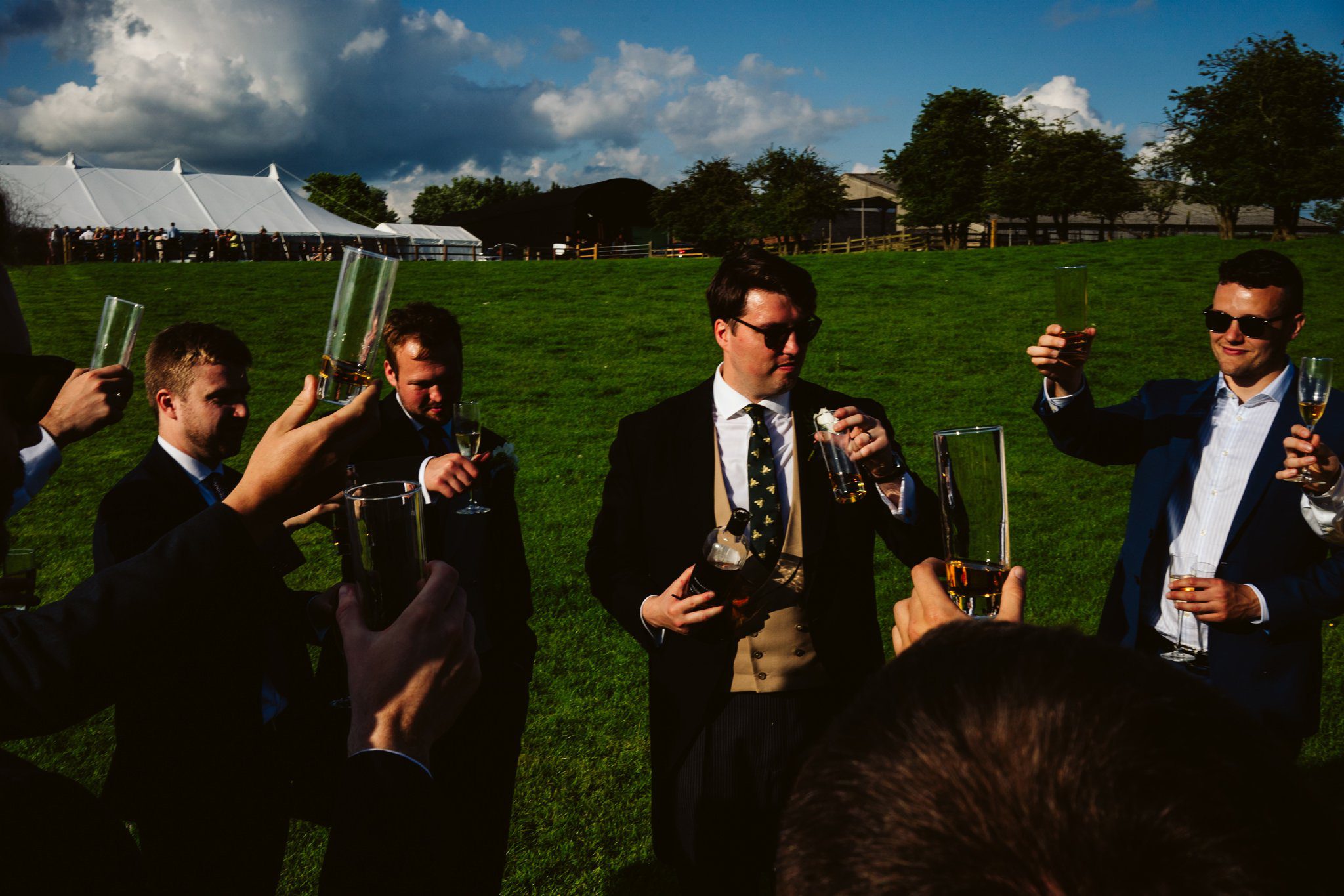 marquee wedding photos