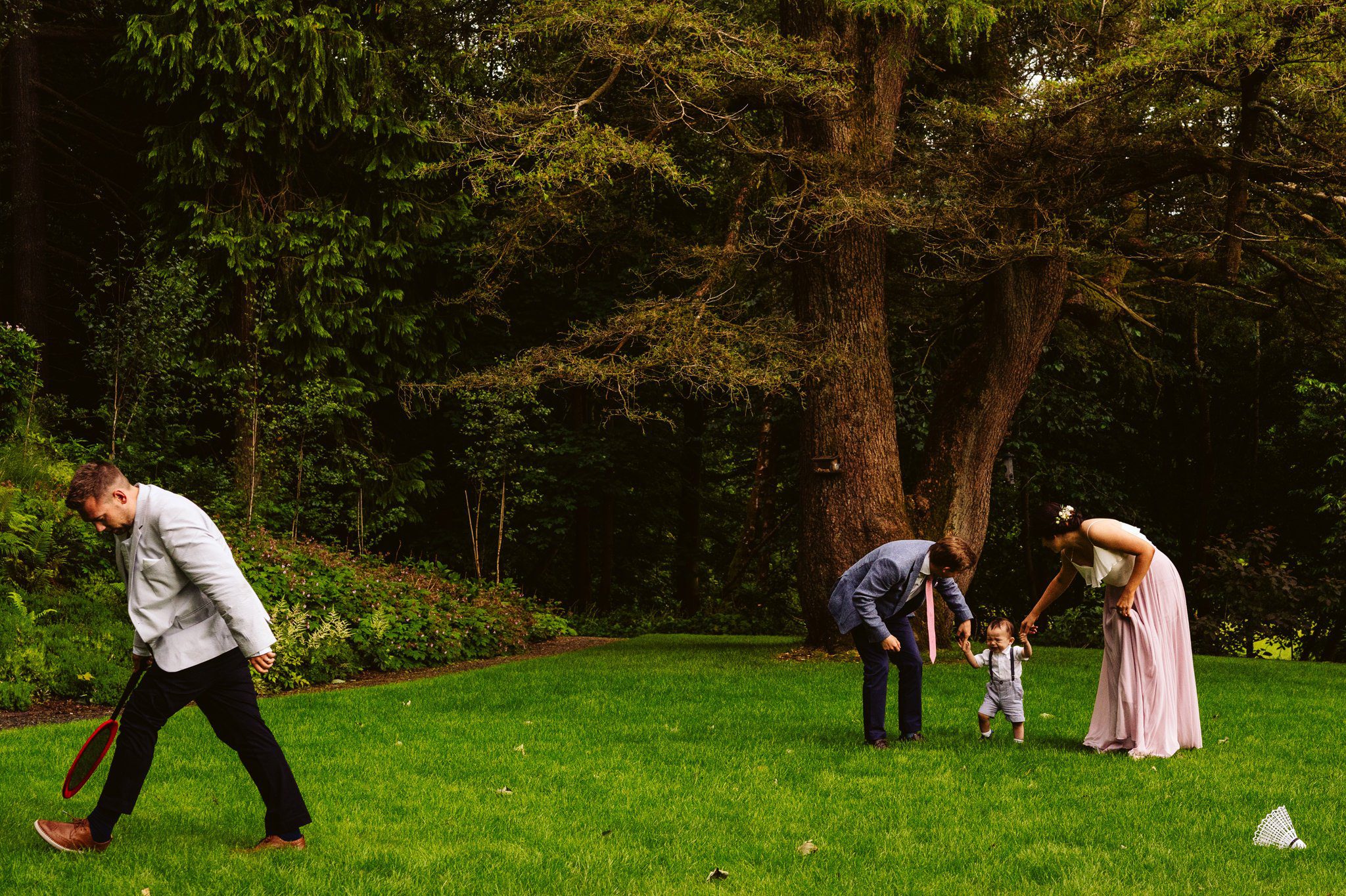 Forest Side Wedding reception
