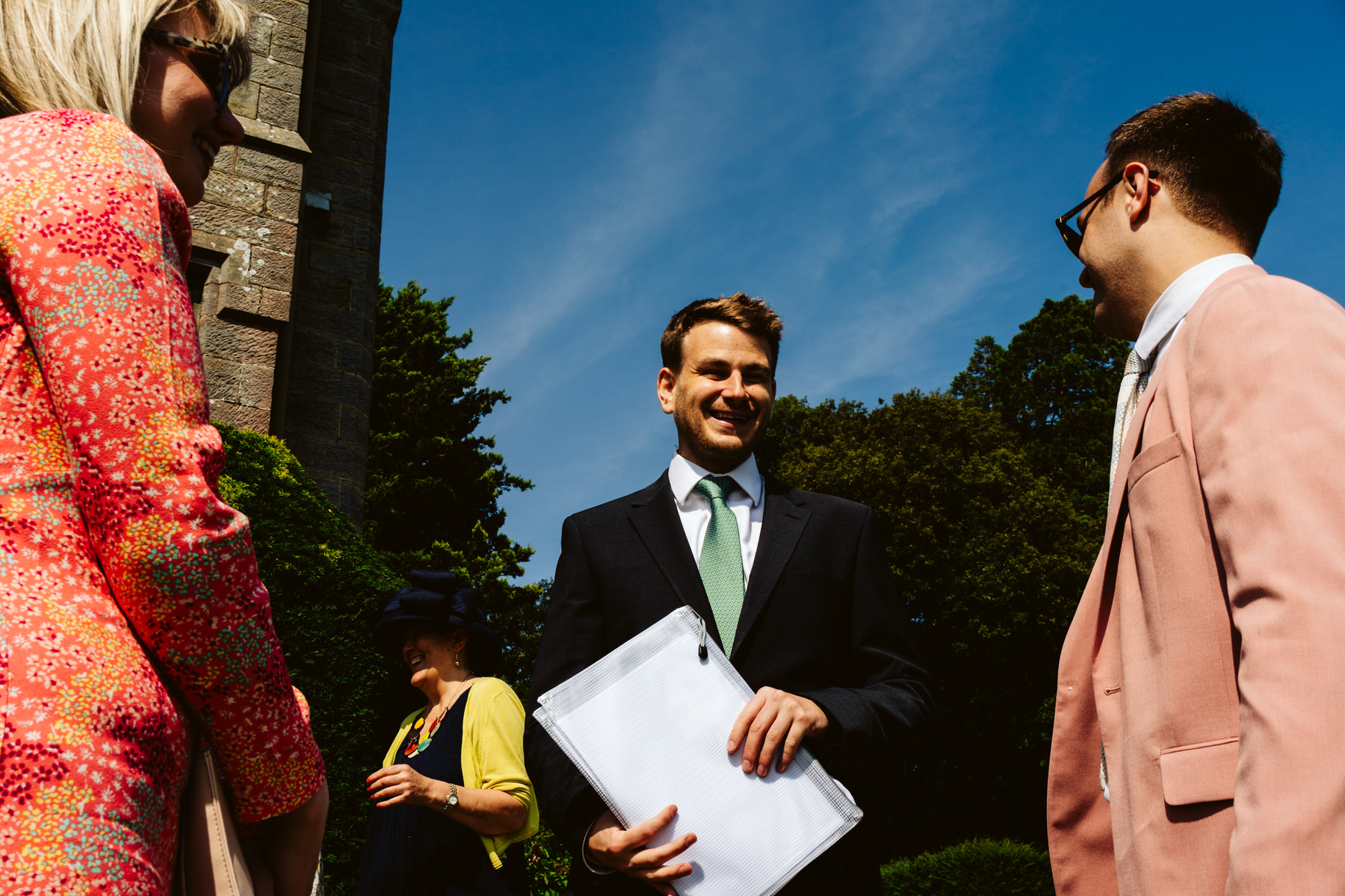 Wadhurst castle outdoor wedding