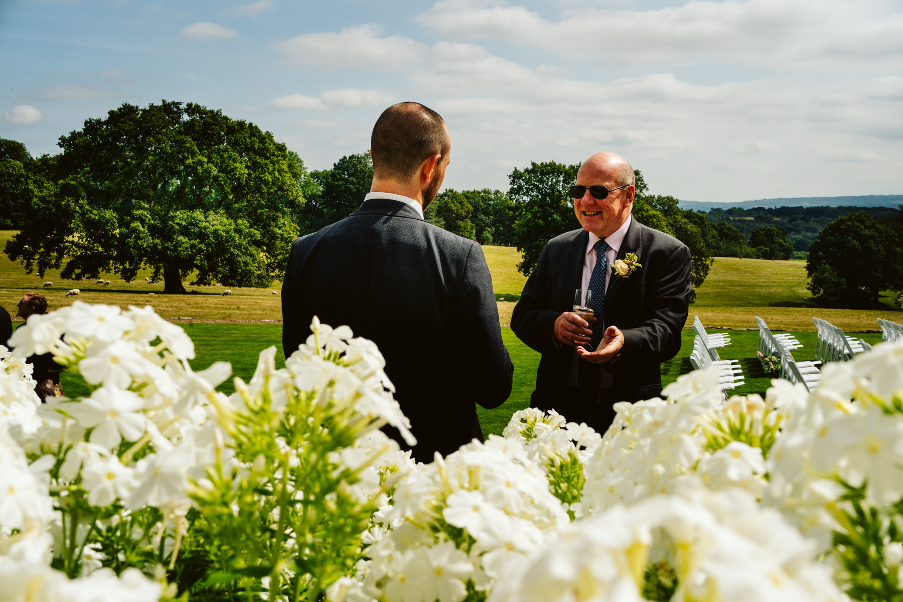 Wadhurst castle outdoor wedding