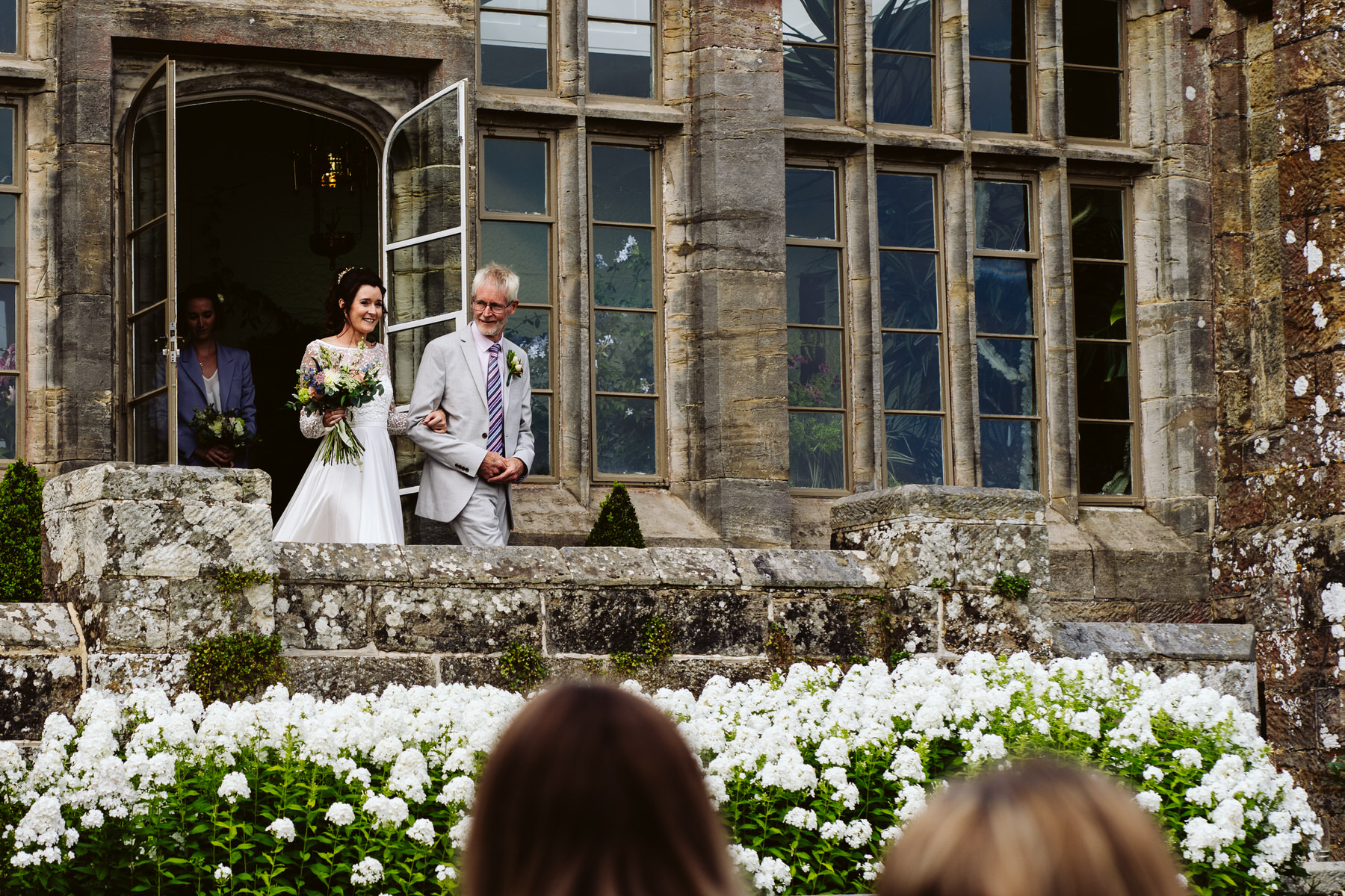 Wadhurst castle outdoor wedding ceremony 