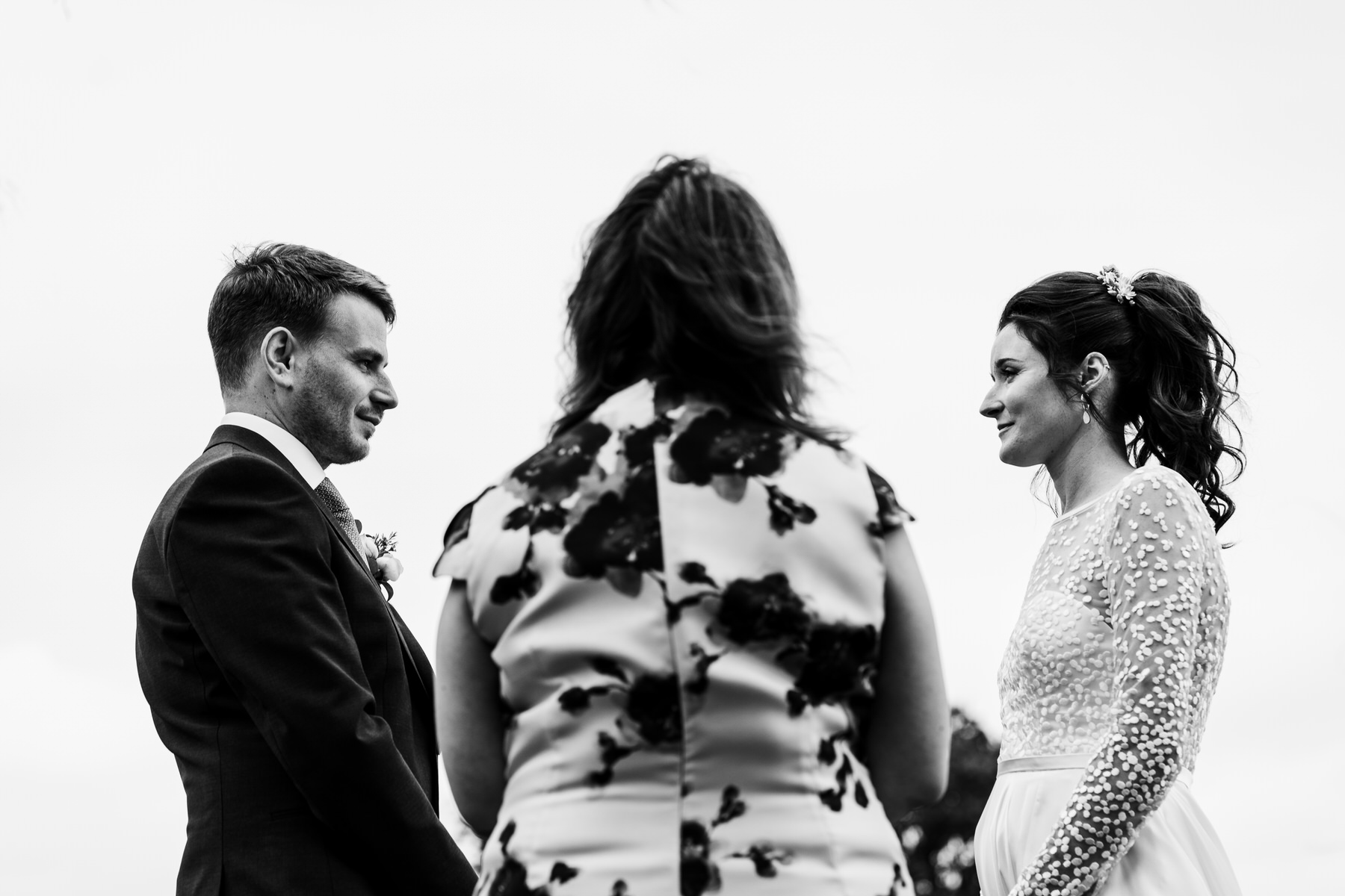 Wadhurst castle outdoor wedding ceremony