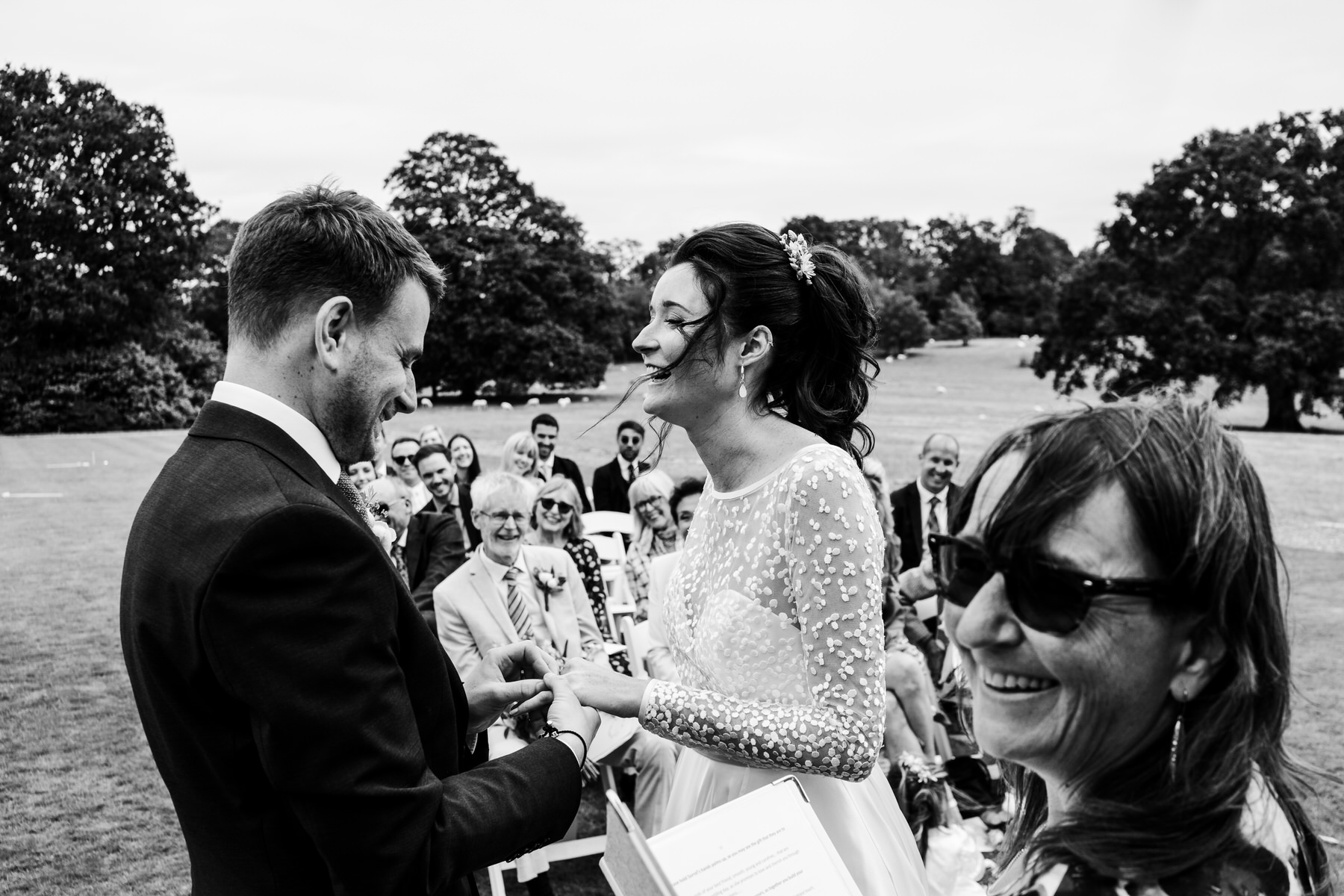 Wadhurst castle outdoor wedding