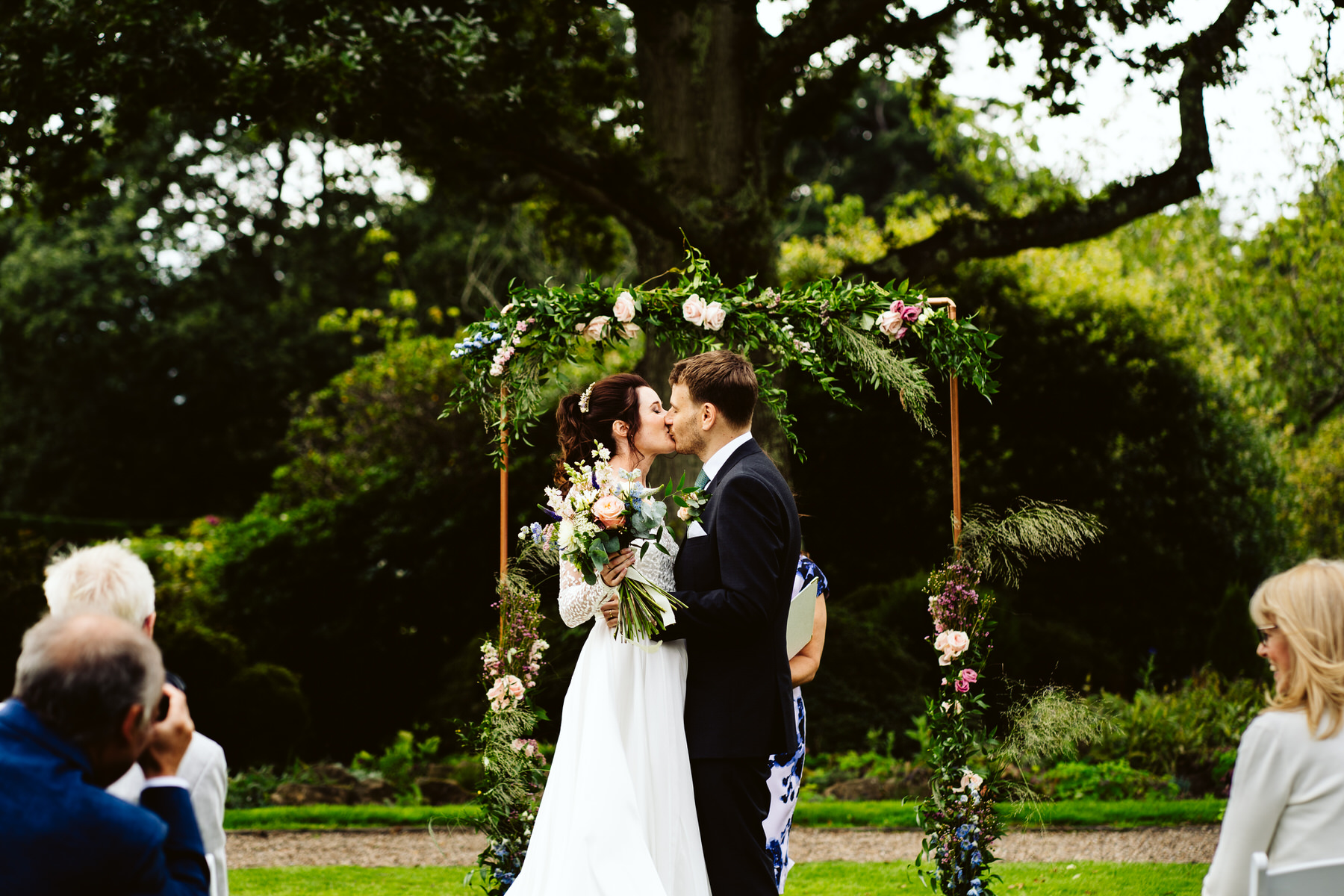 Wadhurst castle outdoor wedding