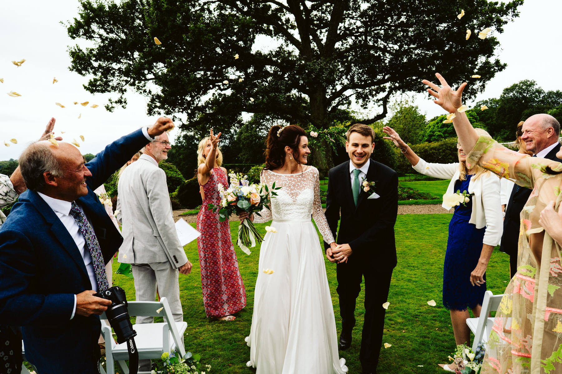 Wadhurst castle outdoor wedding