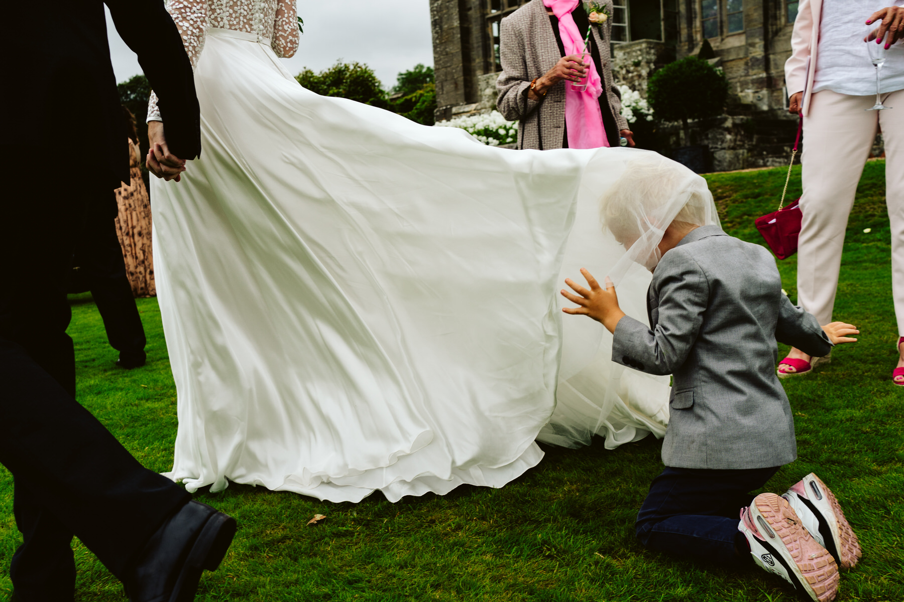 Wadhurst castle outdoor wedding