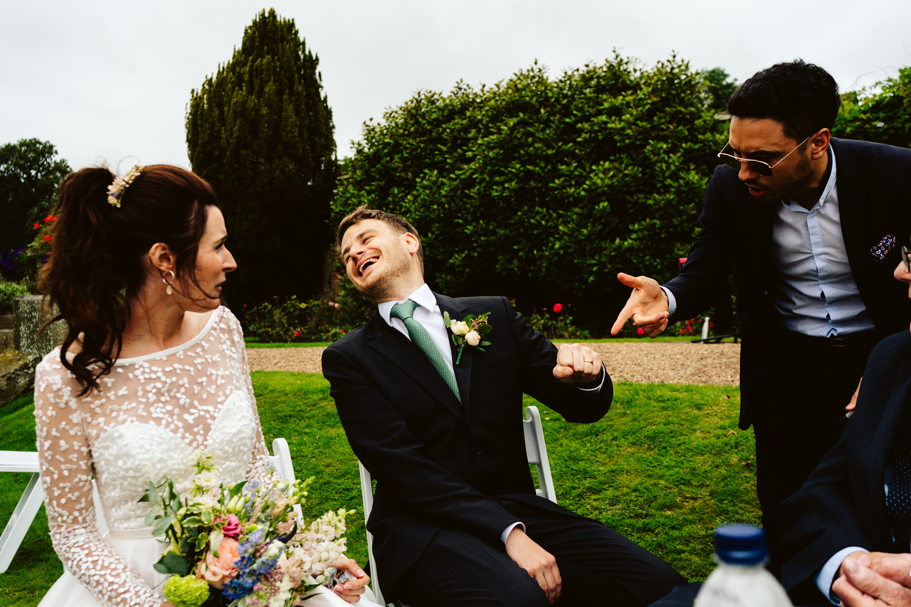 Wadhurst castle outdoor wedding
