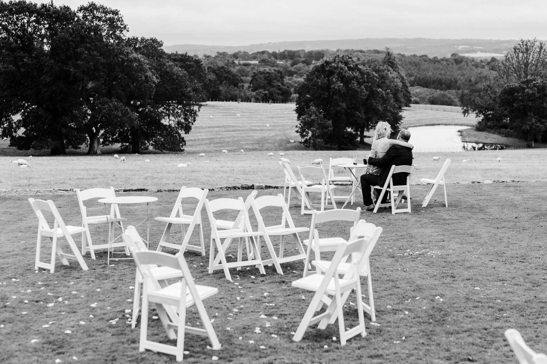 Wadhurst castle outdoor wedding